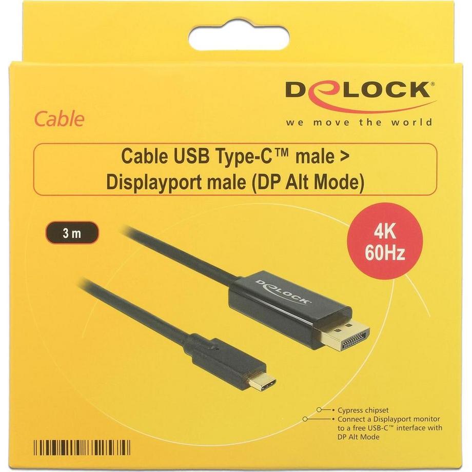 DeLock  Câble  USB Type-C - DisplayPort 