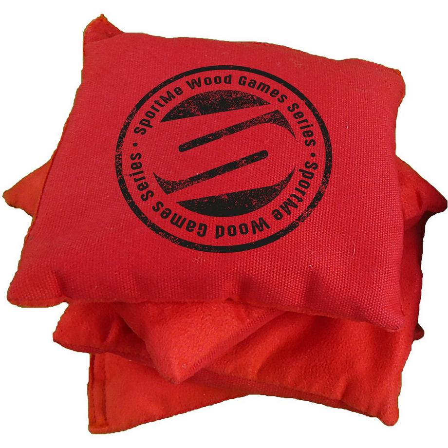 Borse Cornhole 4-p - Taglia ufficiale Rosso