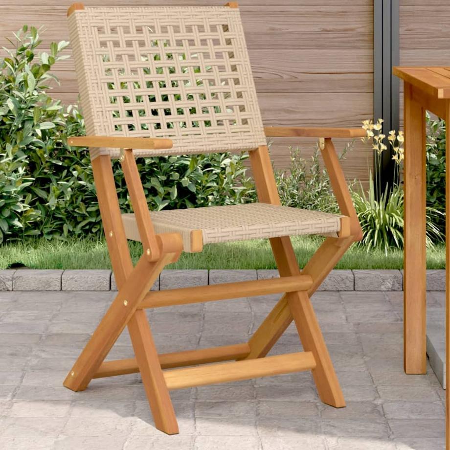 VidaXL sedia da giardino Legno di acacia  