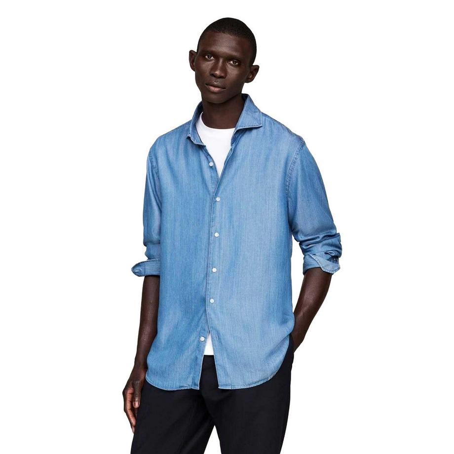 TOMMY HILFIGER Langarm Slim Fit Hemd  