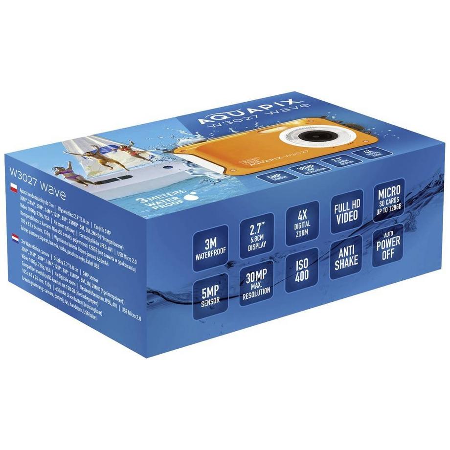 Easypix  Unterwasserkamera W3027-O Wave 