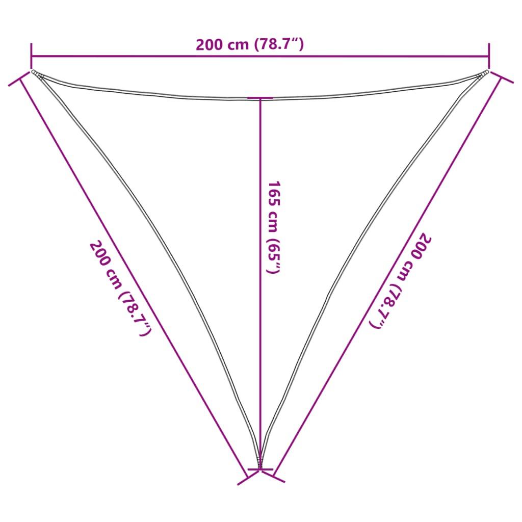 VidaXL Voile d'ombrage  