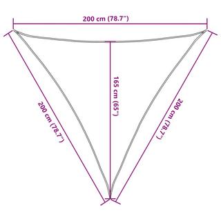 VidaXL Voile d'ombrage  