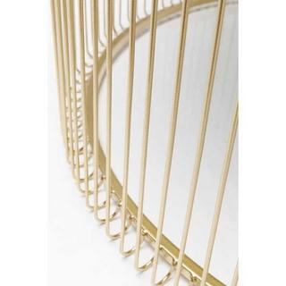 KARE Design Couchtisch Wire Uno Brass Ø80cm  