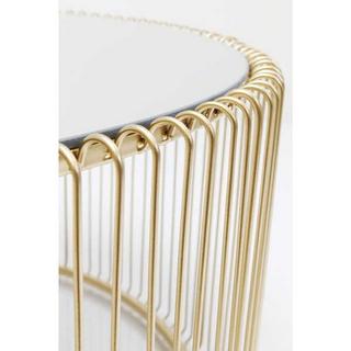 KARE Design Couchtisch Wire Uno Brass Ø80cm  