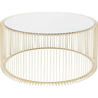 KARE Design Couchtisch Wire Uno Brass Ø80cm  