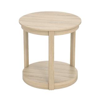 Northix Table basse ronde à 2 niveaux  