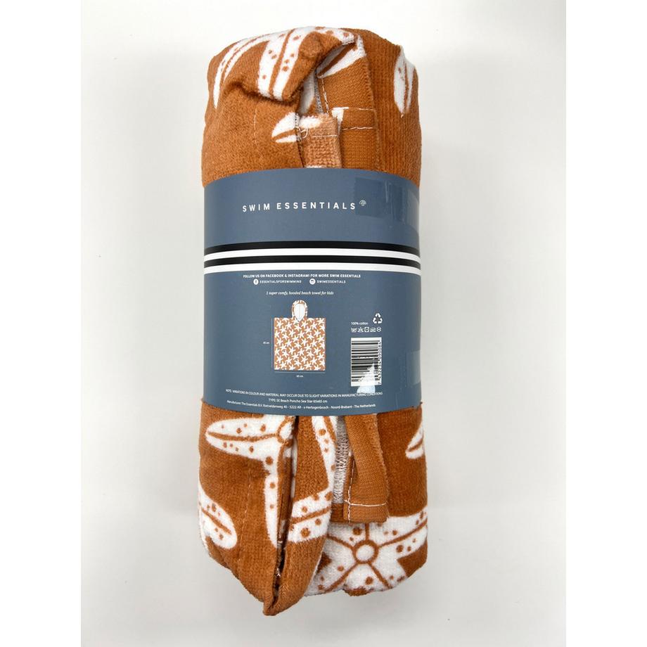 Swim Essentials  Luxe Beach Poncho Sea Stars 
