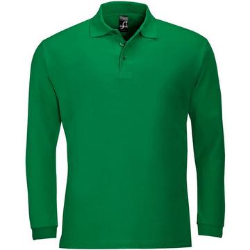 Winter II Pique LangarmShirt PoloShirt, Langarm