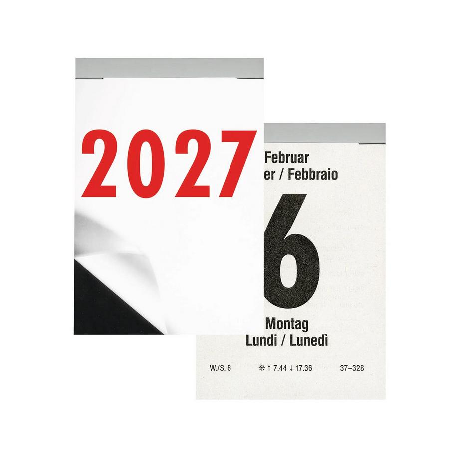 Tagesabreisskalender Block 4 hoch