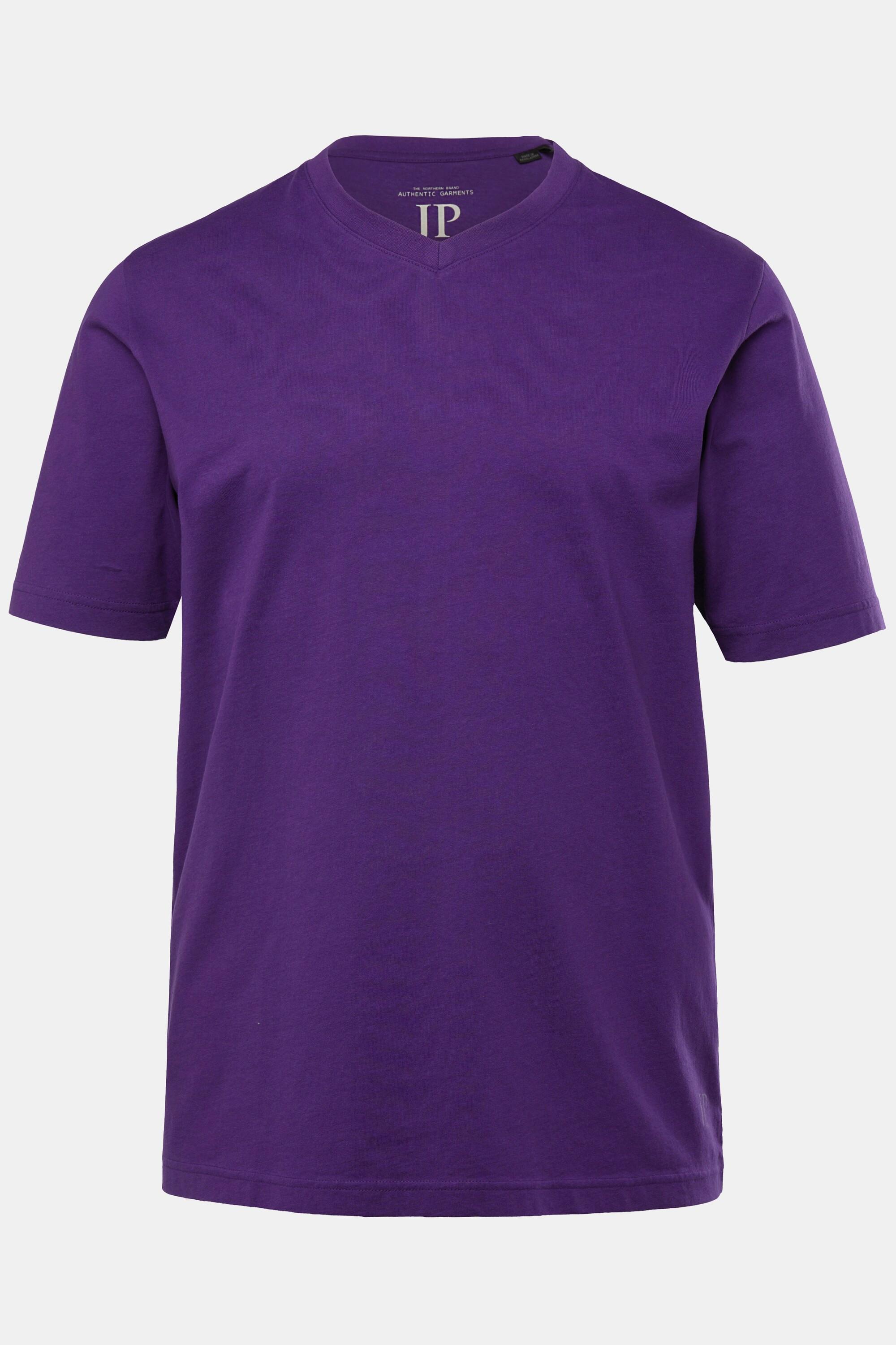 JP1880 Basic V-Ausschnitt Melange T-Shirt  