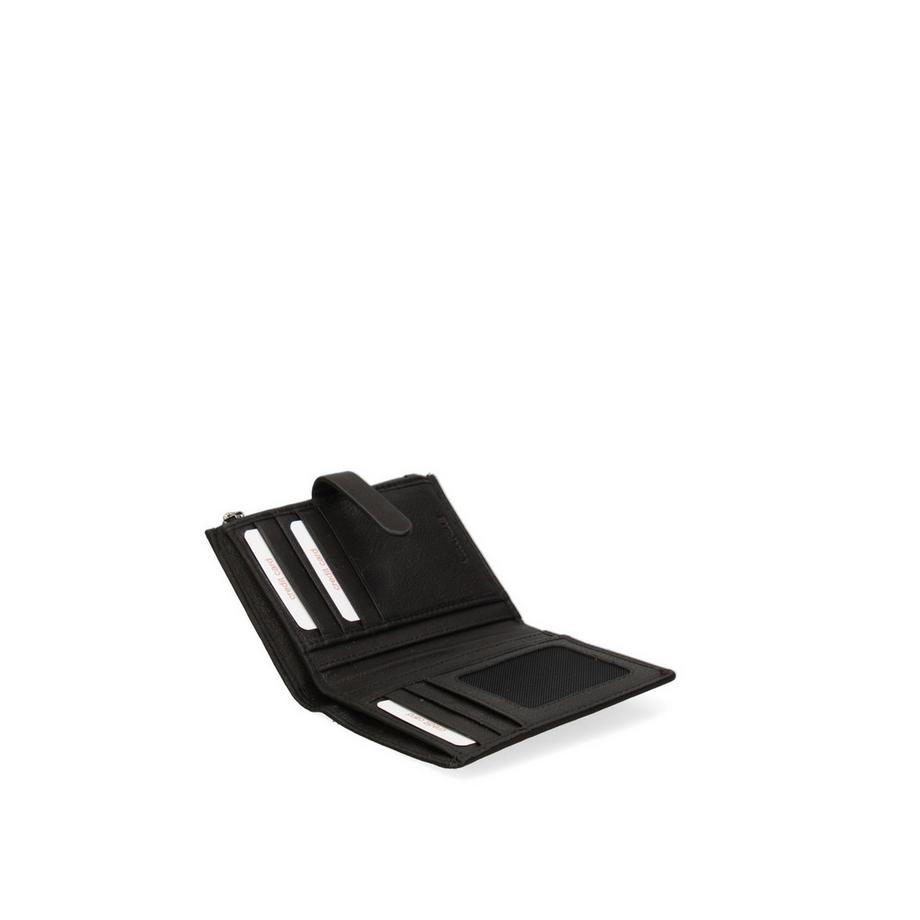 Laura Biagiotti Portefeuille compact avec fermoir logo  