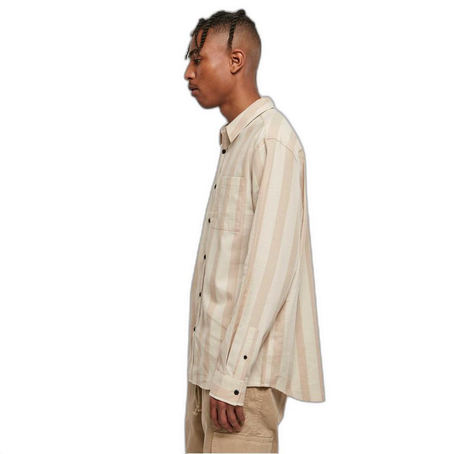 URBAN CLASSICS Camicia a maniche lunghe a righe  