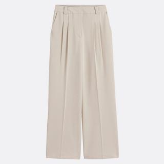 La Redoute Collections Weite Bundfaltenhose  