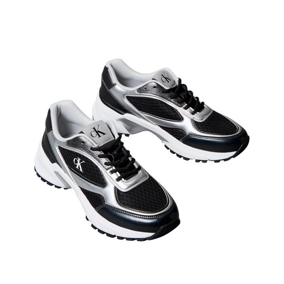 Calvin Klein Scarpe da Trekking con Finitura Metallica  
