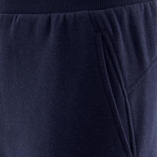 DOMYOS  Jogginghose 500 warm Kinder marineblau 