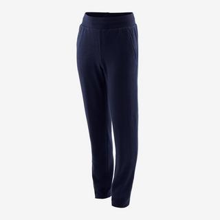 DOMYOS  Jogginghose 500 warm Kinder marineblau 