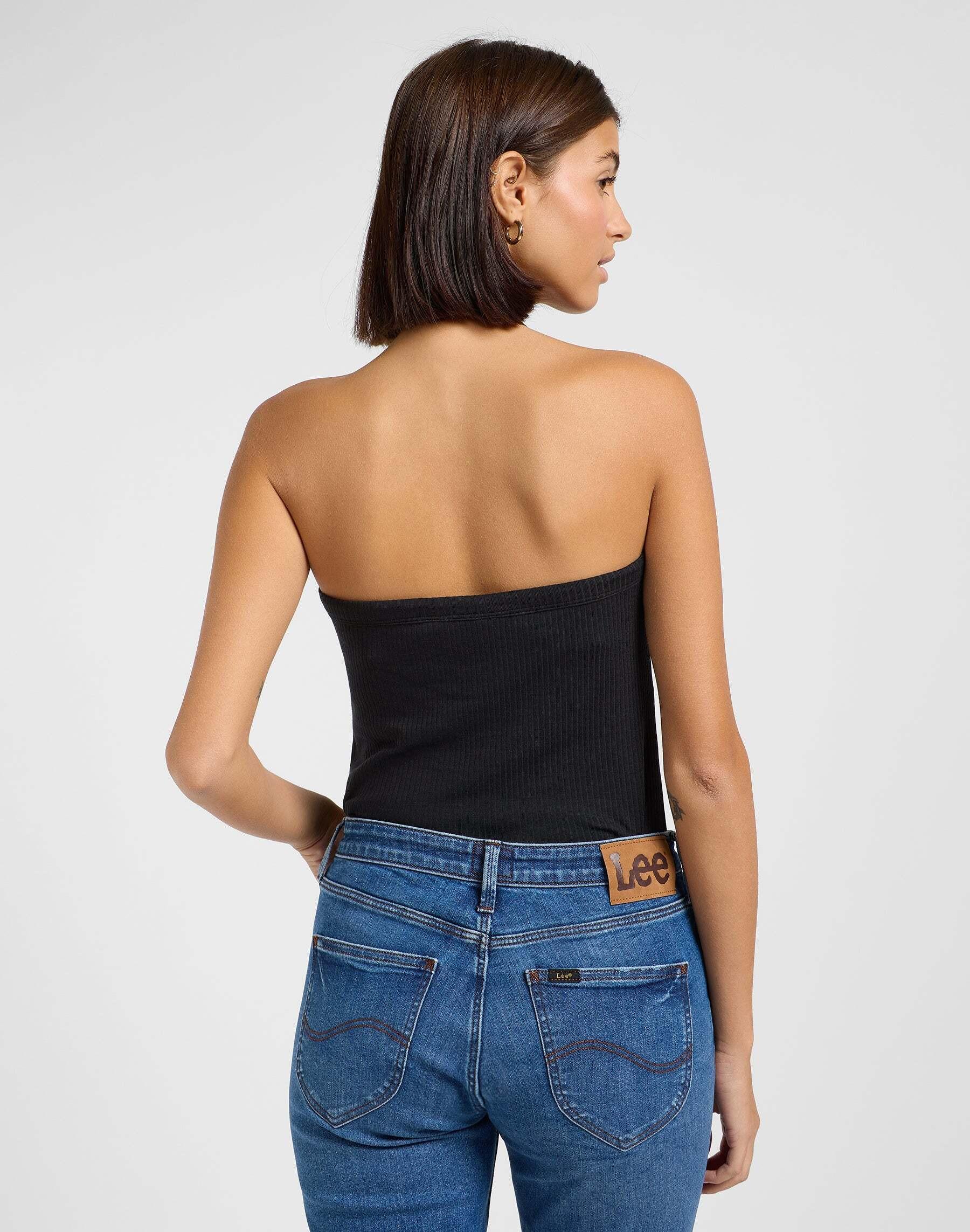 Lee  Top Open Back Halter Top 