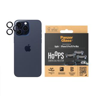 PanzerGlass  ® Hoops® Blue Metal Camera Lens Protector iPhone 15 Pro | 15 Pro Max Pellicola proteggischermo trasparente Apple 1 pz 