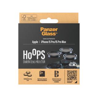 PanzerGlass  ® Hoops® Blaues Metall Kameraschutz iPhone 15 Pro | 15 Pro Max 