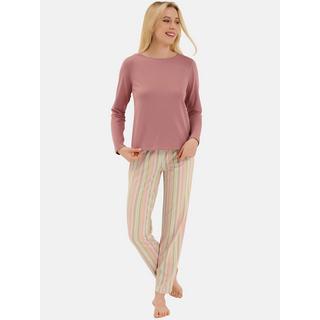 Lisca  Pyjama tenue d'intérieur pantalon top manches longues Maxine 