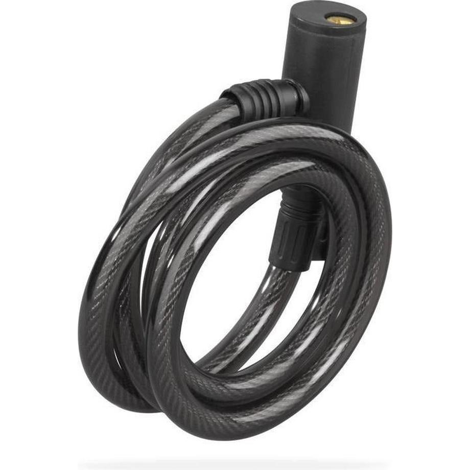 TWHEELS  Chaîne avec serrure et clé en noir 