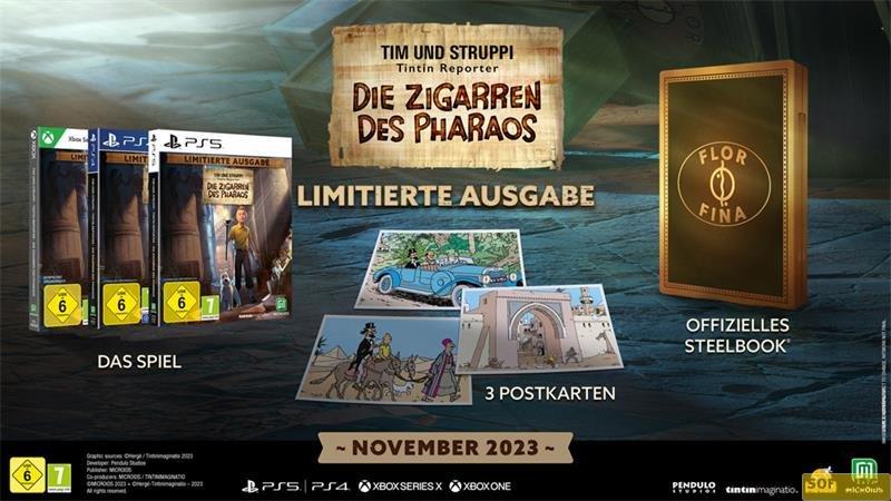 MICROIDS  PS4 Tim und Struppi - Die Zigarren des Pharaos - Limited Edition 