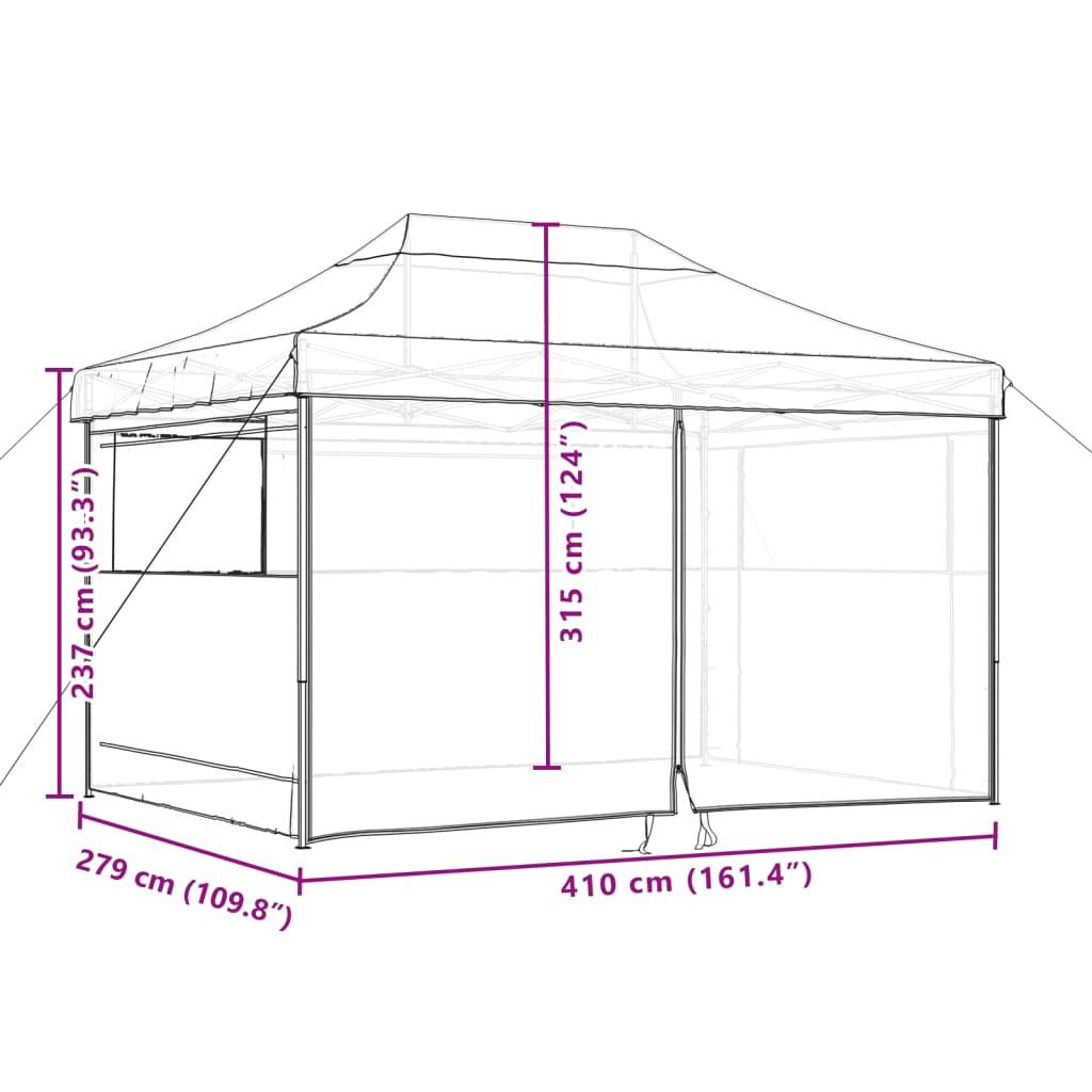 VidaXL tenda per feste Poliestere  