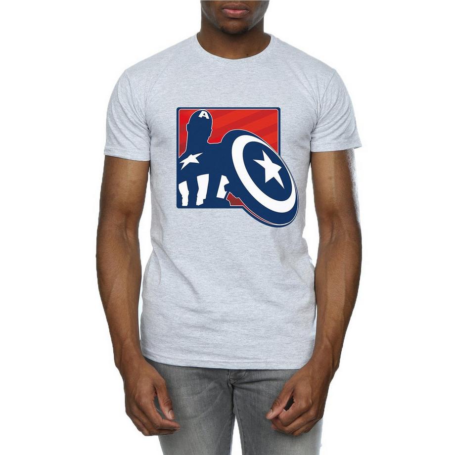 MARVEL Avengers Captain America Schild T-Shirt  
