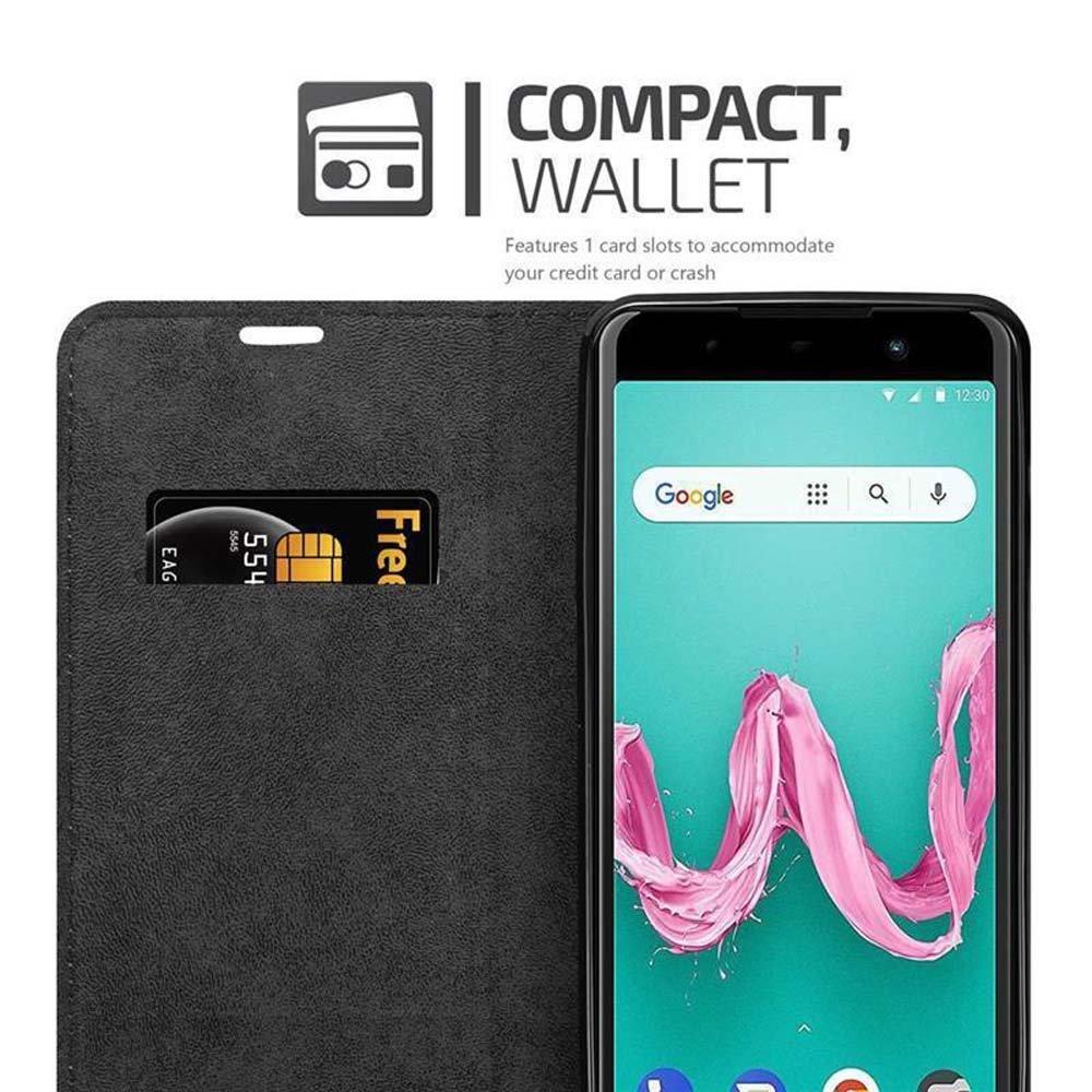 Cadorabo  Cadorabo Hülle kompatibel mit WIKO LENNY 5 - Schutzhülle mit Magnetverschluss, Standfunktion und Kartenfach 