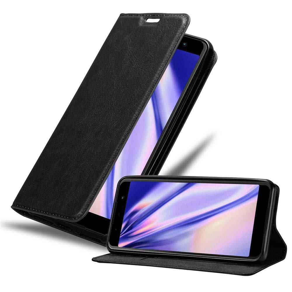 Cadorabo  Cadorabo Hülle kompatibel mit WIKO LENNY 5 - Schutzhülle mit Magnetverschluss, Standfunktion und Kartenfach 