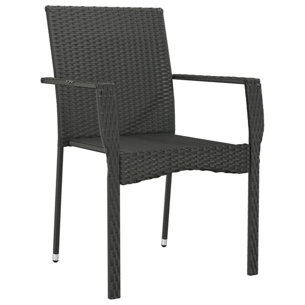 VidaXL sedia da giardino Polirattan  