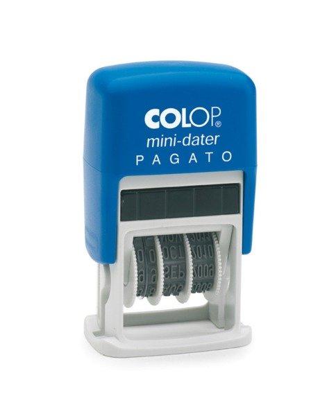 Colop COLOP Datumstempel Pagato S160L1/I 4mm Italienisch  