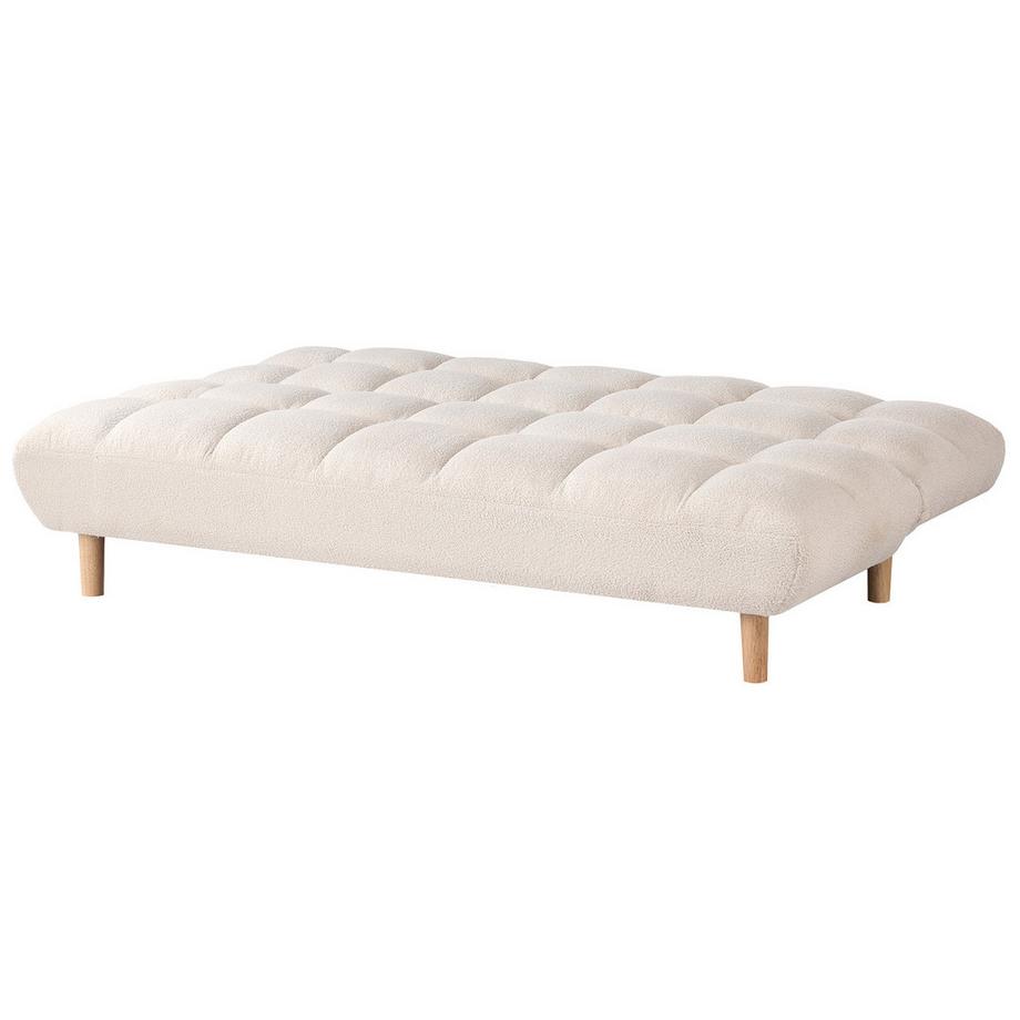 Beliani Schlafsofa aus Bouclé Landhausstil RISOR  