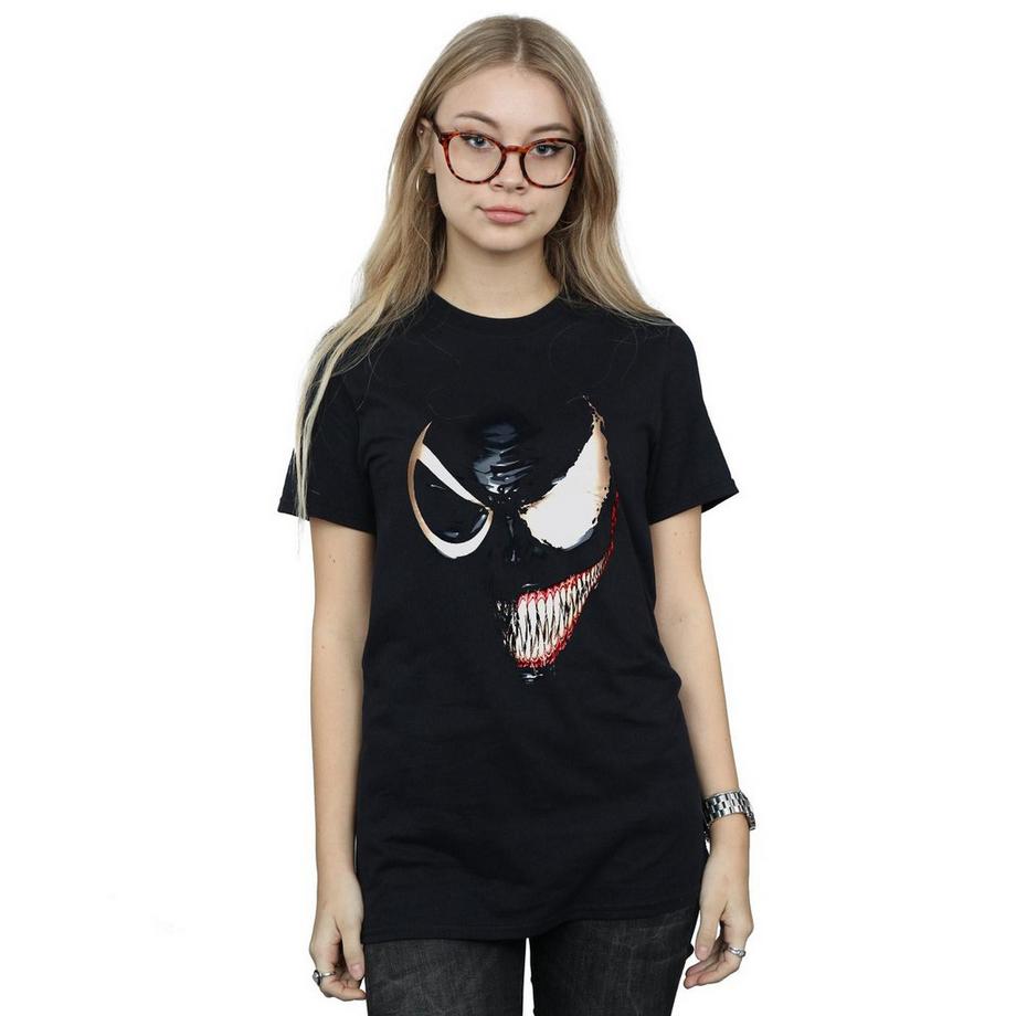 MARVEL Venom Face T-Shirt Stampata  