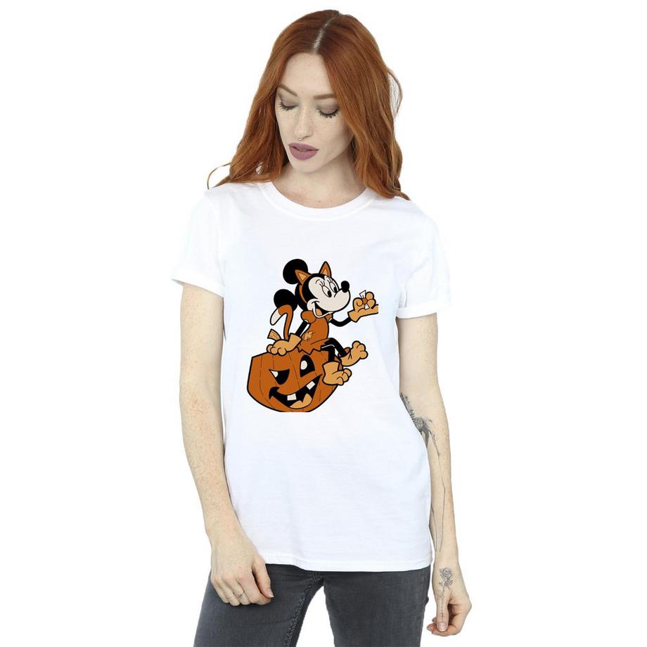 MICKEY MOUSE Halloween Minnie Mouse Kürbis Grafikdruck T-Shirt  