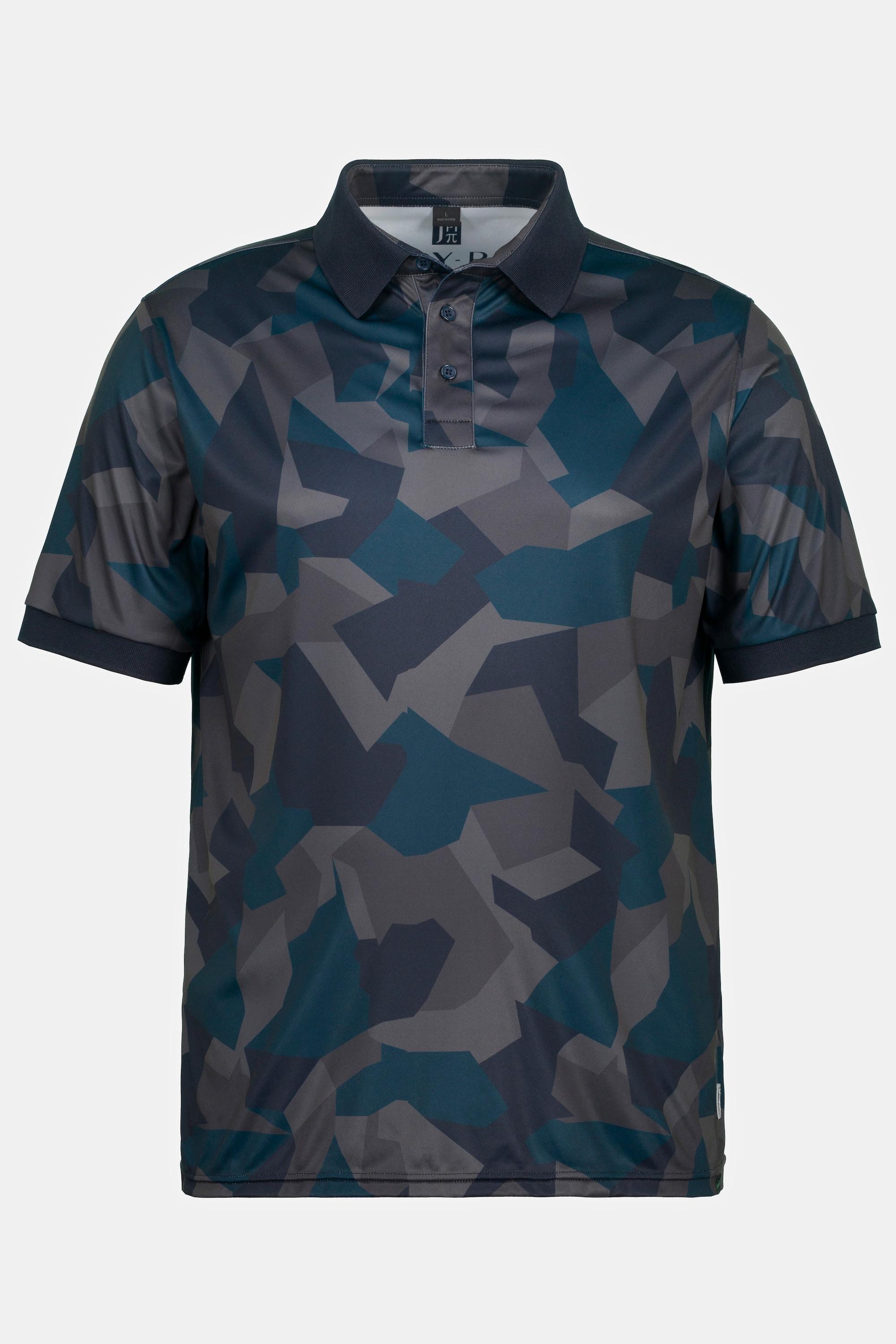 JP1880  Poloshirt, Golf, Halbarm, QuickDry, Camouflage, bis 7 XL 