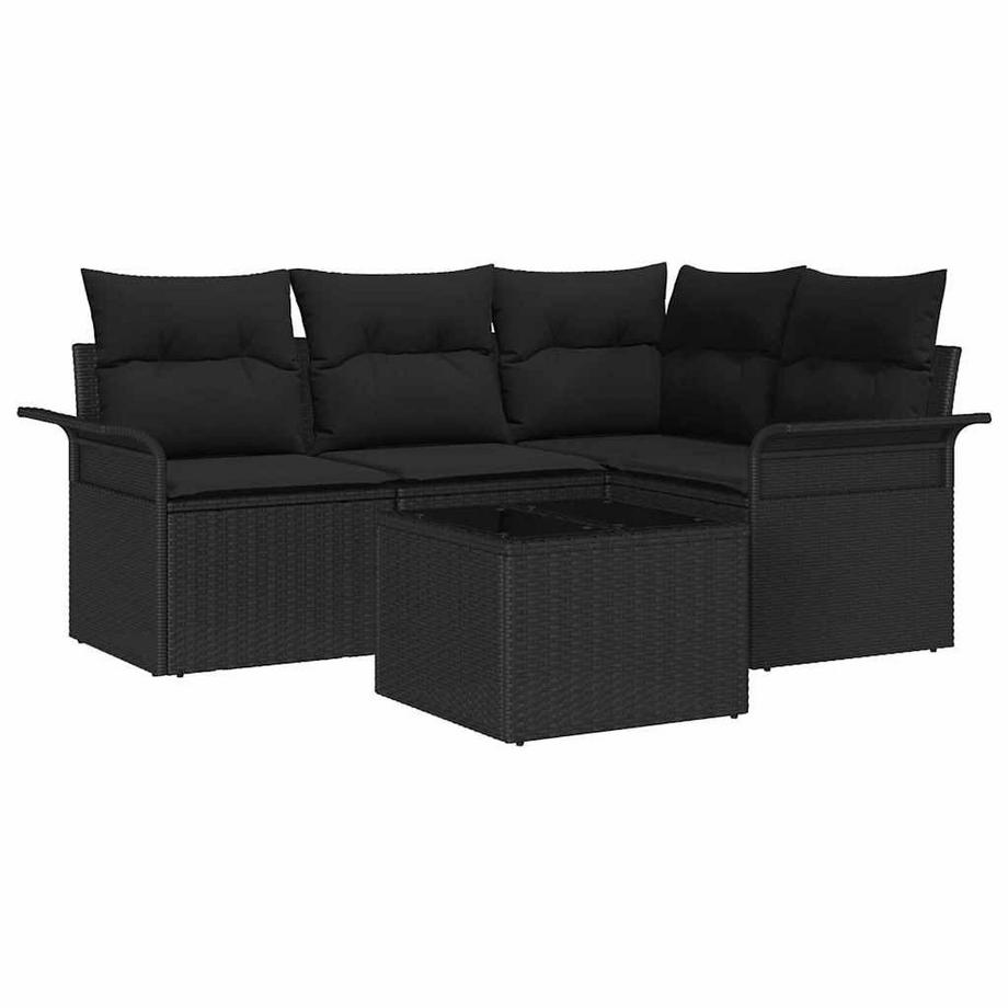 Ensemble de canapé de jardin poly rattan