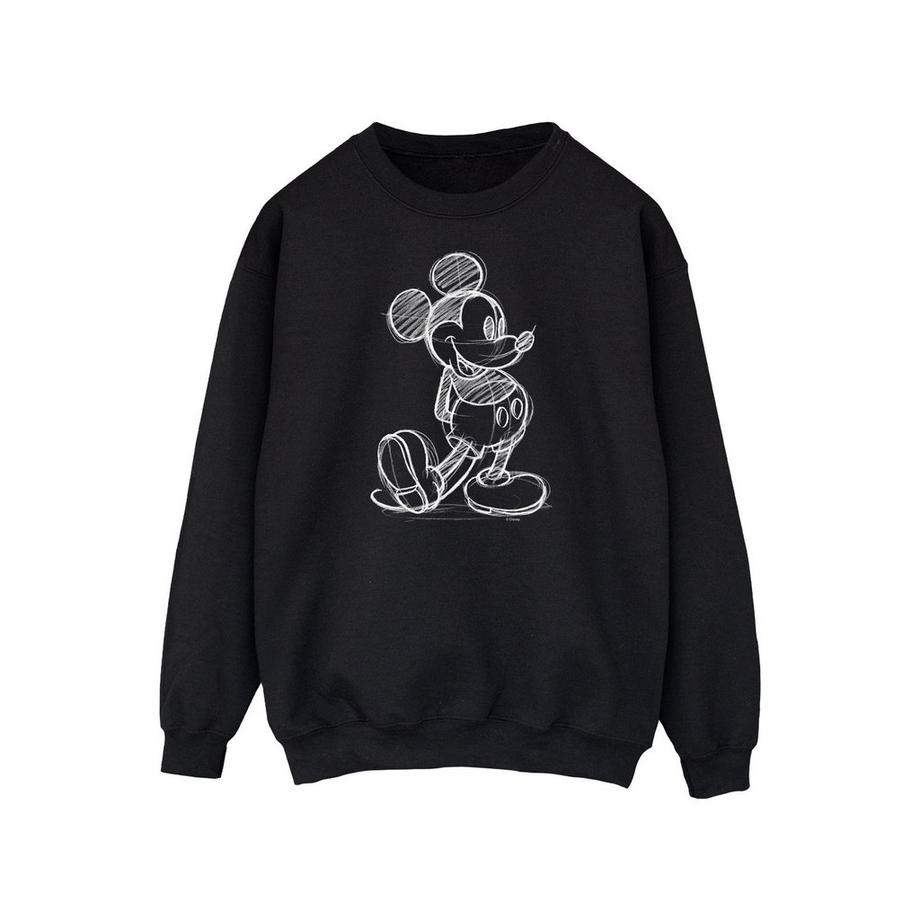 Disney Mickey Mouse Sketch Rundhals Sweatshirt  