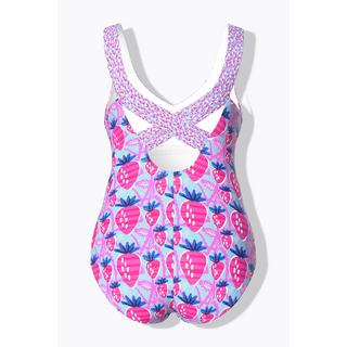 Ulla Popken Costume da bagno Stampa Fragole Coppe Morbide  