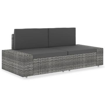 Gartensofa poly-rattan