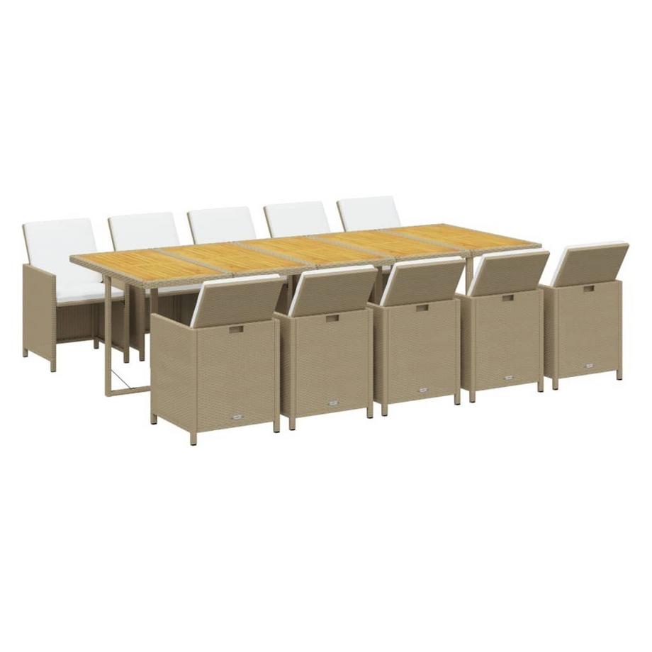 VidaXL set da pranzo per giardino  