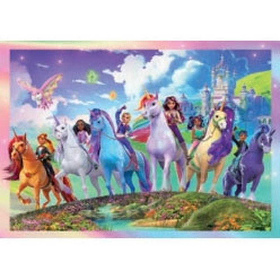 104 Stück Puzzles Einhorn-Akademie