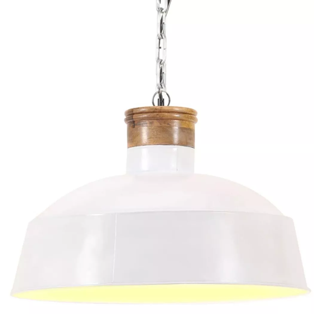VidaXL – Hängelampe eisen, 60 cm, Weiss