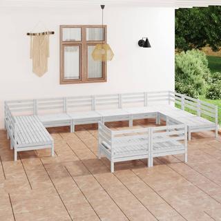 VidaXL Ensemble de meubles de jardin bois de pin  