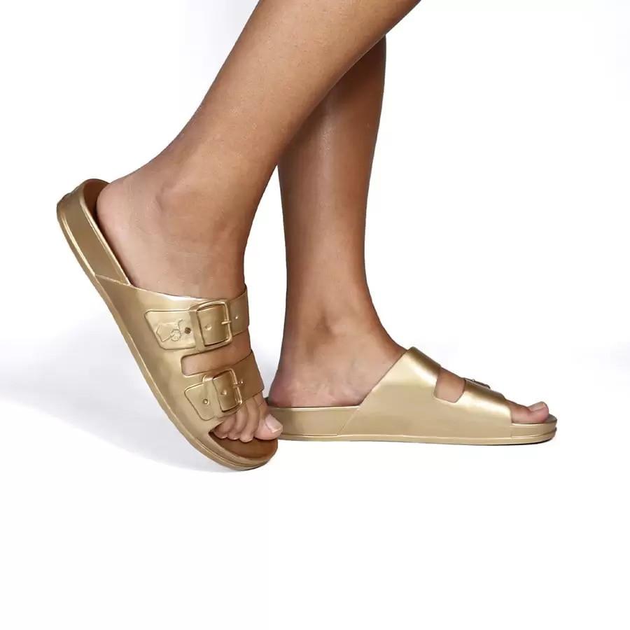 CACATOES  sandales fille anjo metallic 