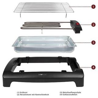 Clatronic  BQ 2977 N - Barbecue-Tischgrill BQ 