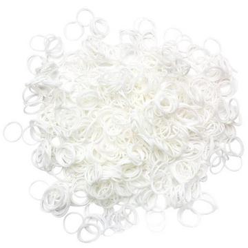 2000x Petits nœuds pour cheveux - Blanc