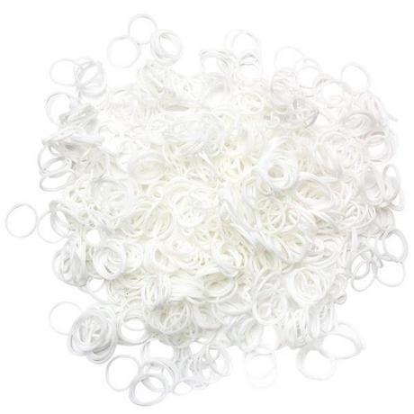 B2X  2000x Petits nœuds pour cheveux - Blanc 