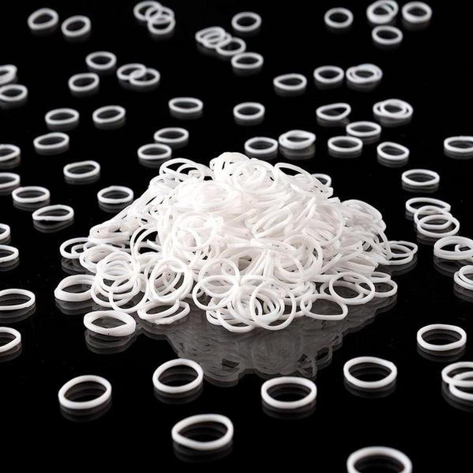 B2X  2000 fiocchi per capelli piccoli - bianchi 